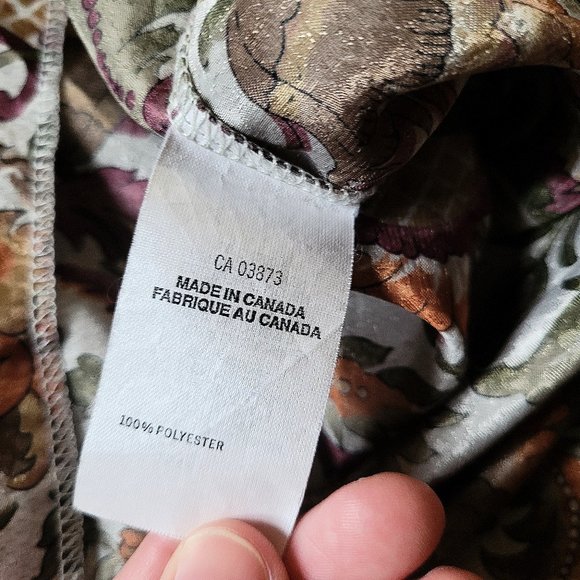 Braemar Petites Print Blouse, sz Large Petite - Picture 10 of 16